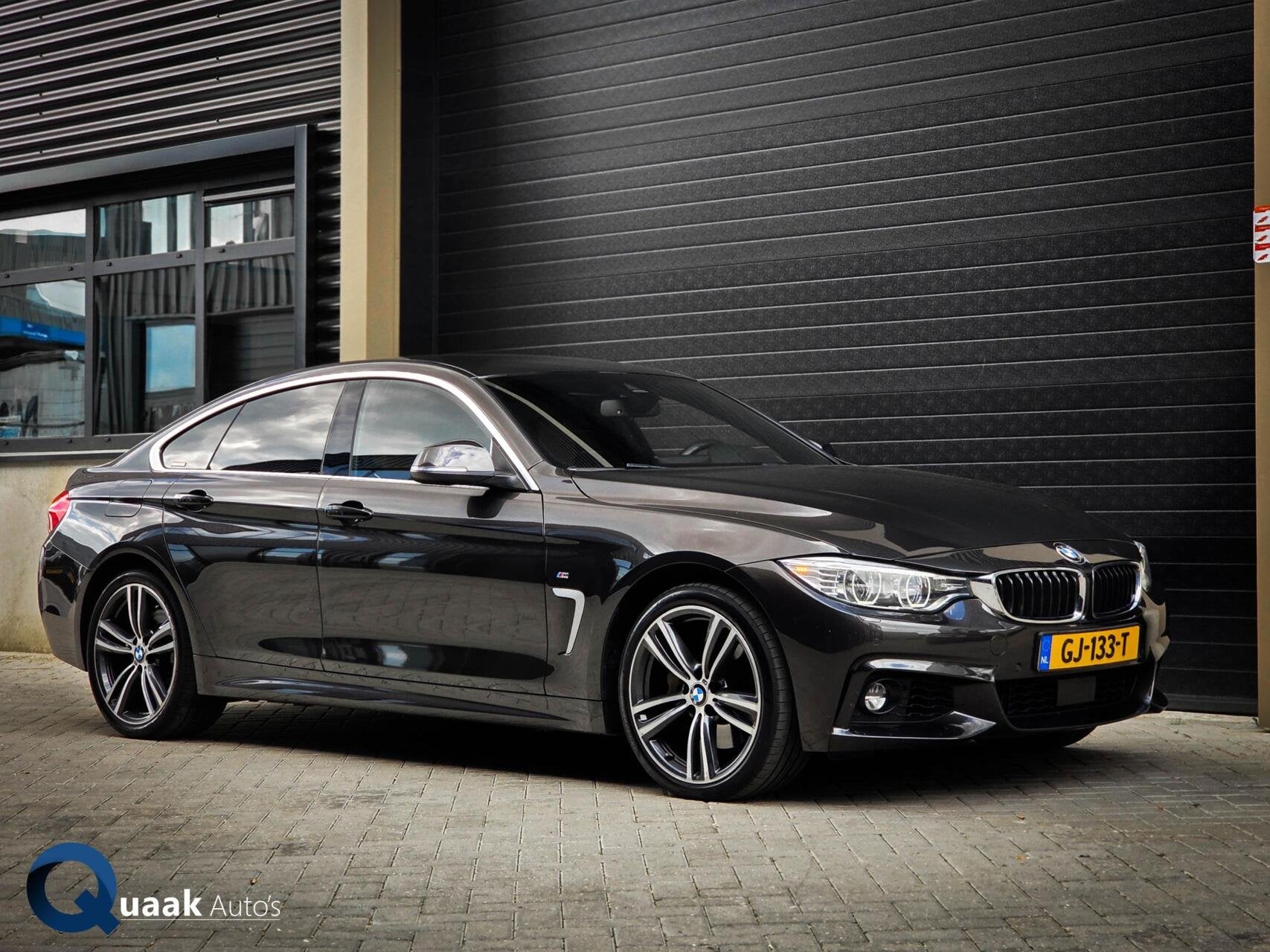 BMW 4-serie Gran Coupé 435i xDrive 3xM-Sport | LEER | H&K |, Auto's, BMW, Euro 6, Bruin, Bedrijf, Vierwielaandrijving