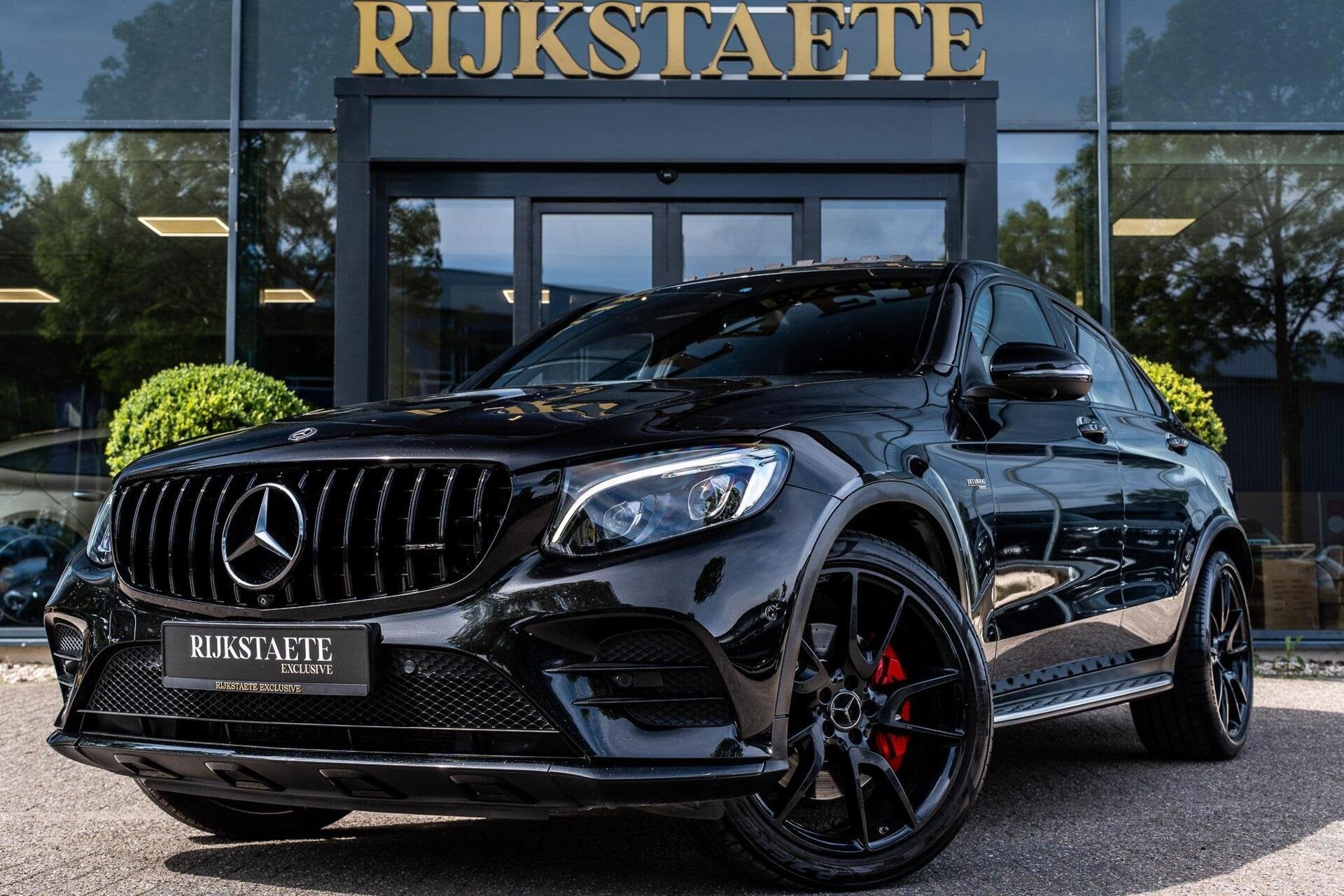 Mercedes GLC-klasse Coupé AMG 43 4MATIC|PANO|360°|BURMESTE, Auto's, Automaat, Gebruikt, 367 pk, Leder