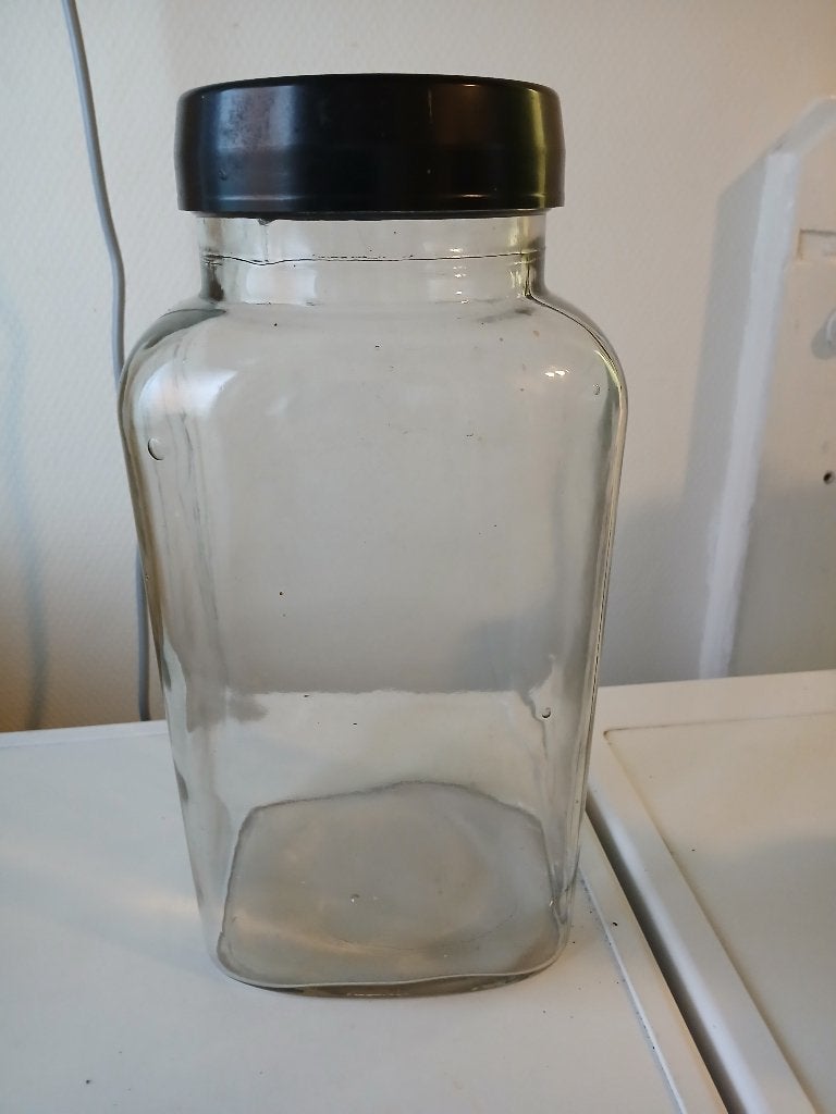 Glazen pot, Voorraadpot, Ophalen, Gebruikt, Glas