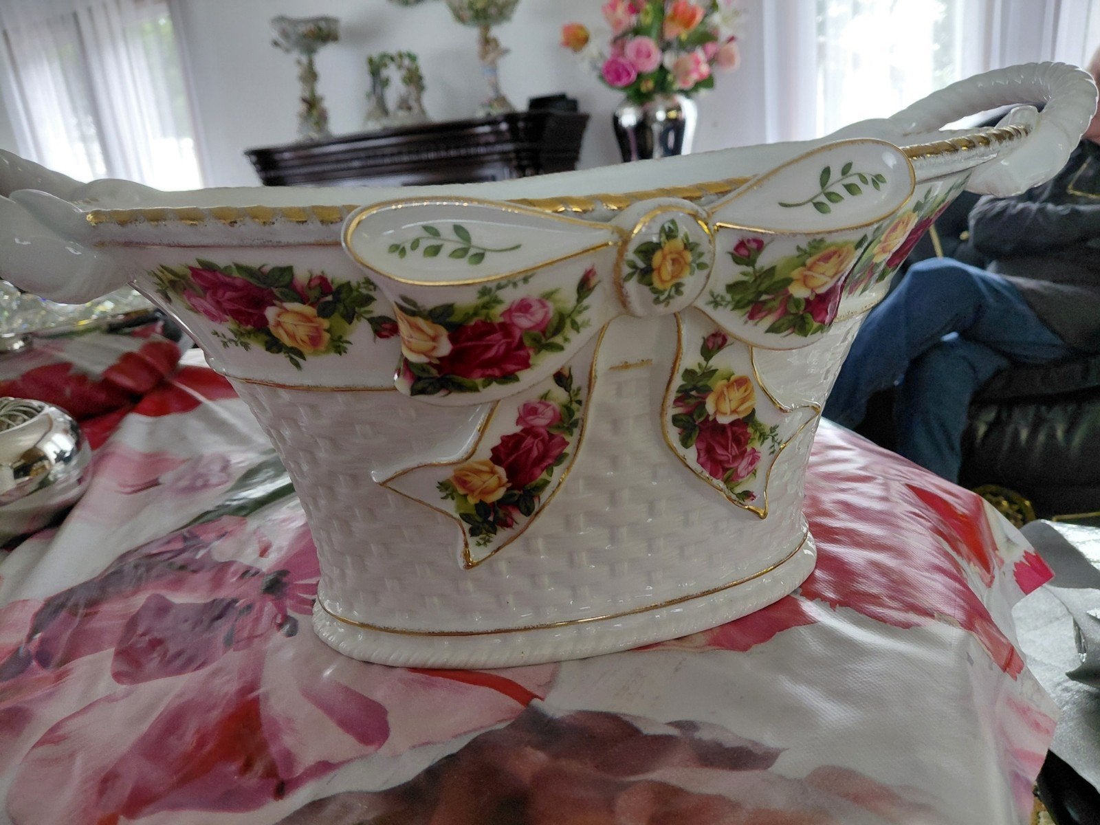 Royal Albert Old Country Roses Mandje/Bloembak, Ophalen of Verzenden