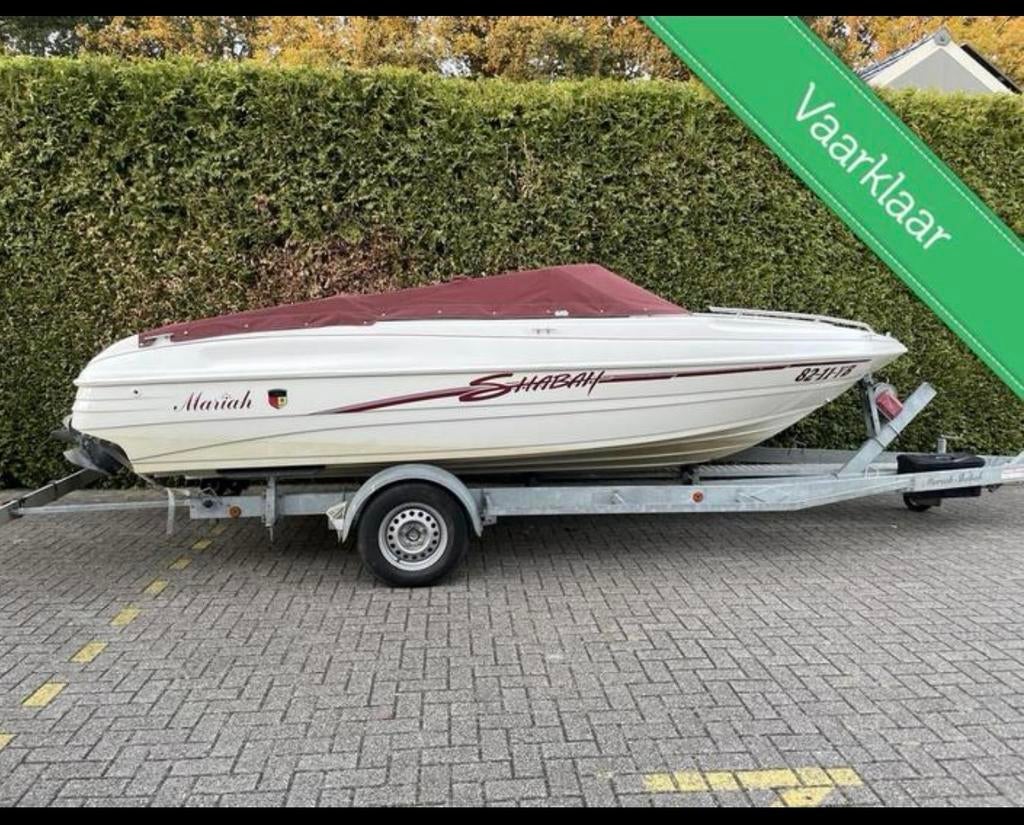 Mariah Speedboot 4.3 V6 - Vaarklaar met trailer, Watersport en Boten, Ophalen, Gebruikt, Binnenboordmotor, 120 tot 200 pk