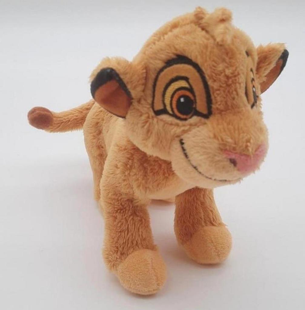 Lion King Disney Simba knuffel uitgave Nicotoy ca. 17cm, Ophalen of Verzenden, Leeuwenkoning of Jungle Boek, Zo goed als nieuw