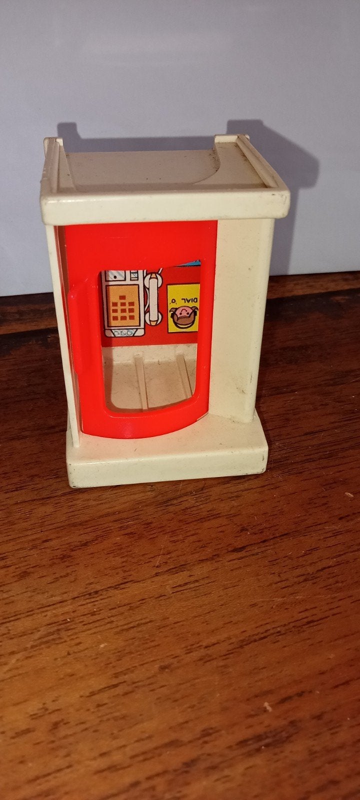 Vintage Fisher Price Telefooncel Jaren '70, Ophalen of Verzenden, Gebruikt, Speelset