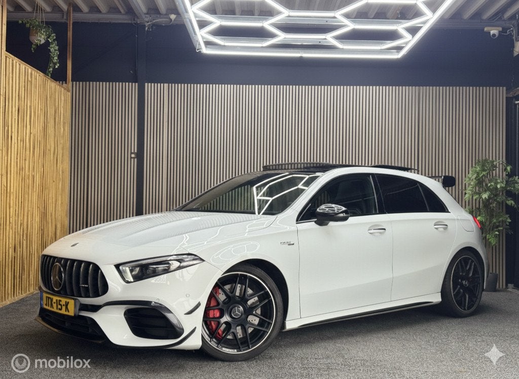 Mercedes A-klasse AMG 45 S 4MATIC+ Premium Plus, Auto's, Mercedes-Benz, Automaat, Gebruikt, Euro 6, 4 cilinders