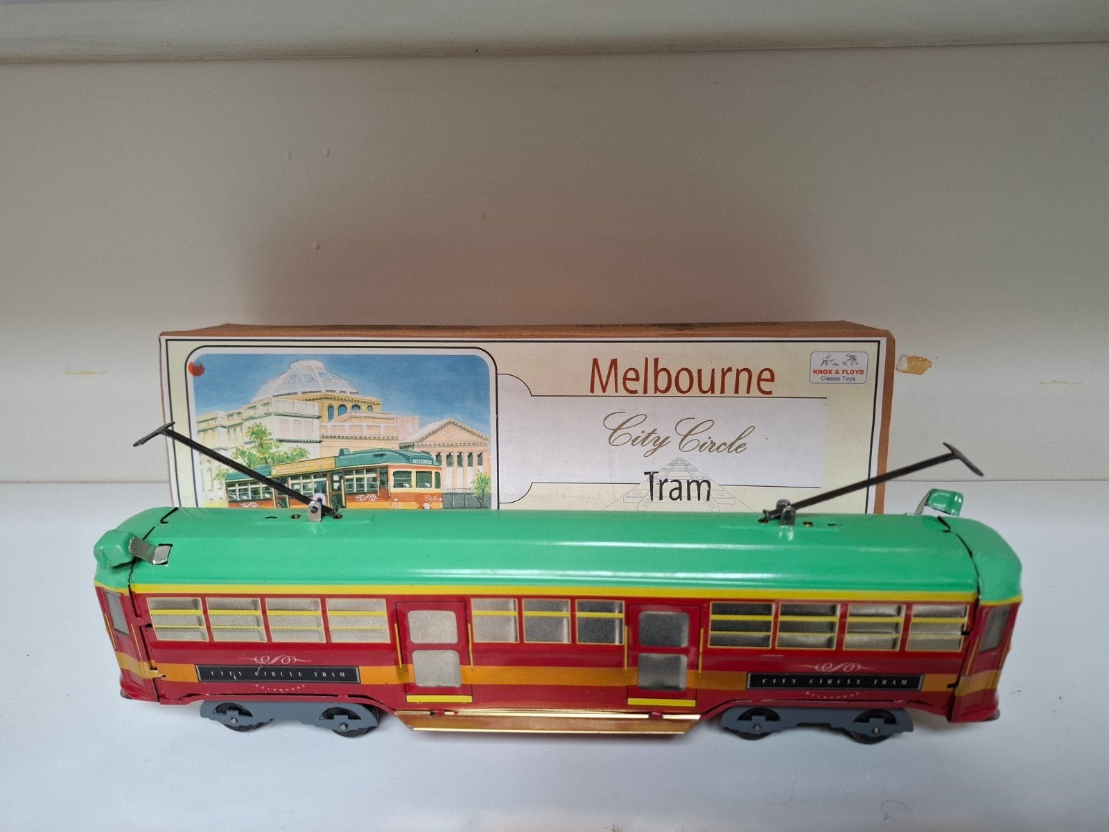 Melbourne City Circle Tram - Wind Up Schaalmodel, Verzamelen, Ophalen of Verzenden, Zo goed als nieuw, Tram, Schaalmodel