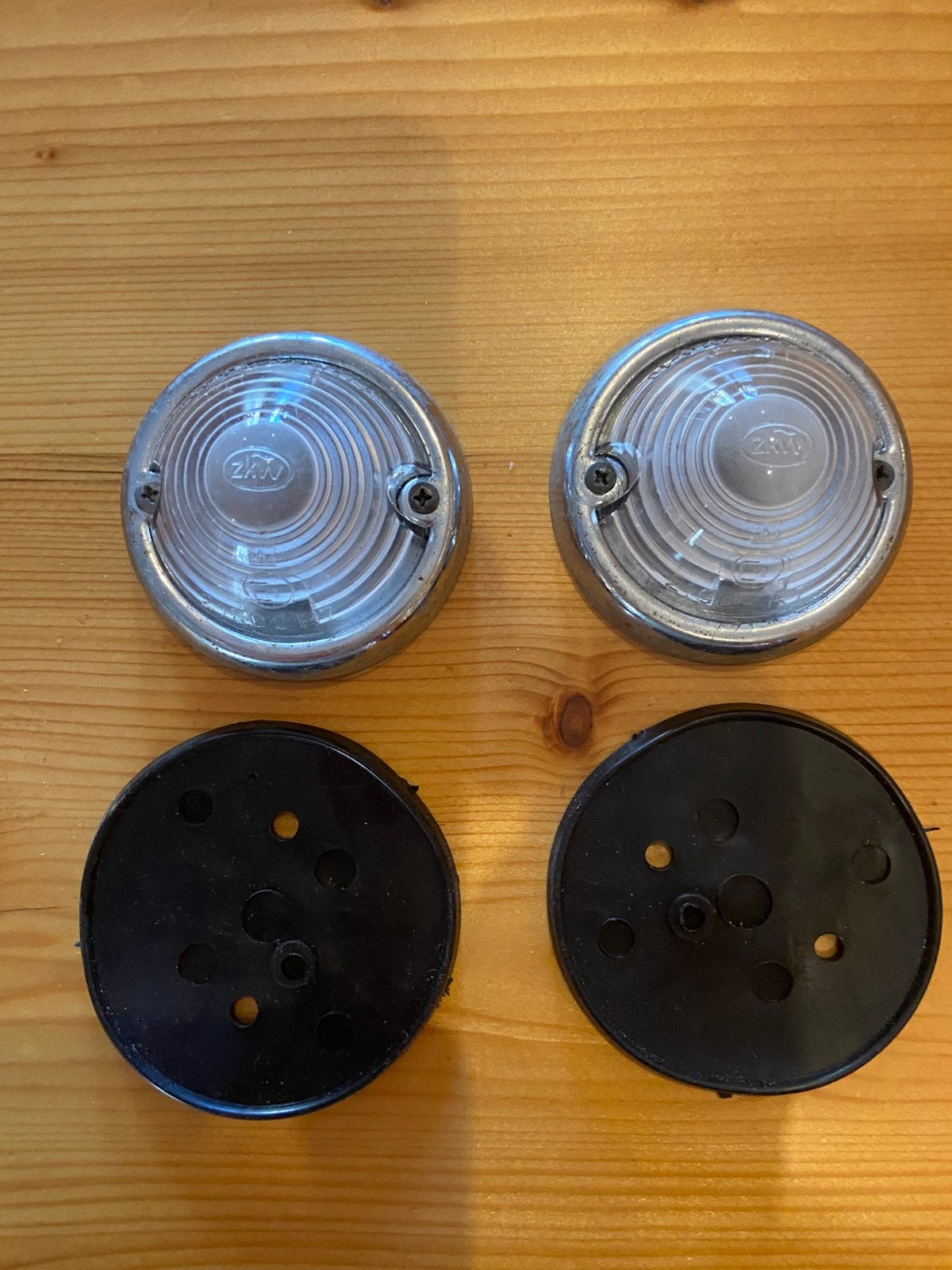 2 lampen voor op aanhangwagen ZKW m 1254 A/1sli-10, Ophalen of Verzenden, Gebruikt