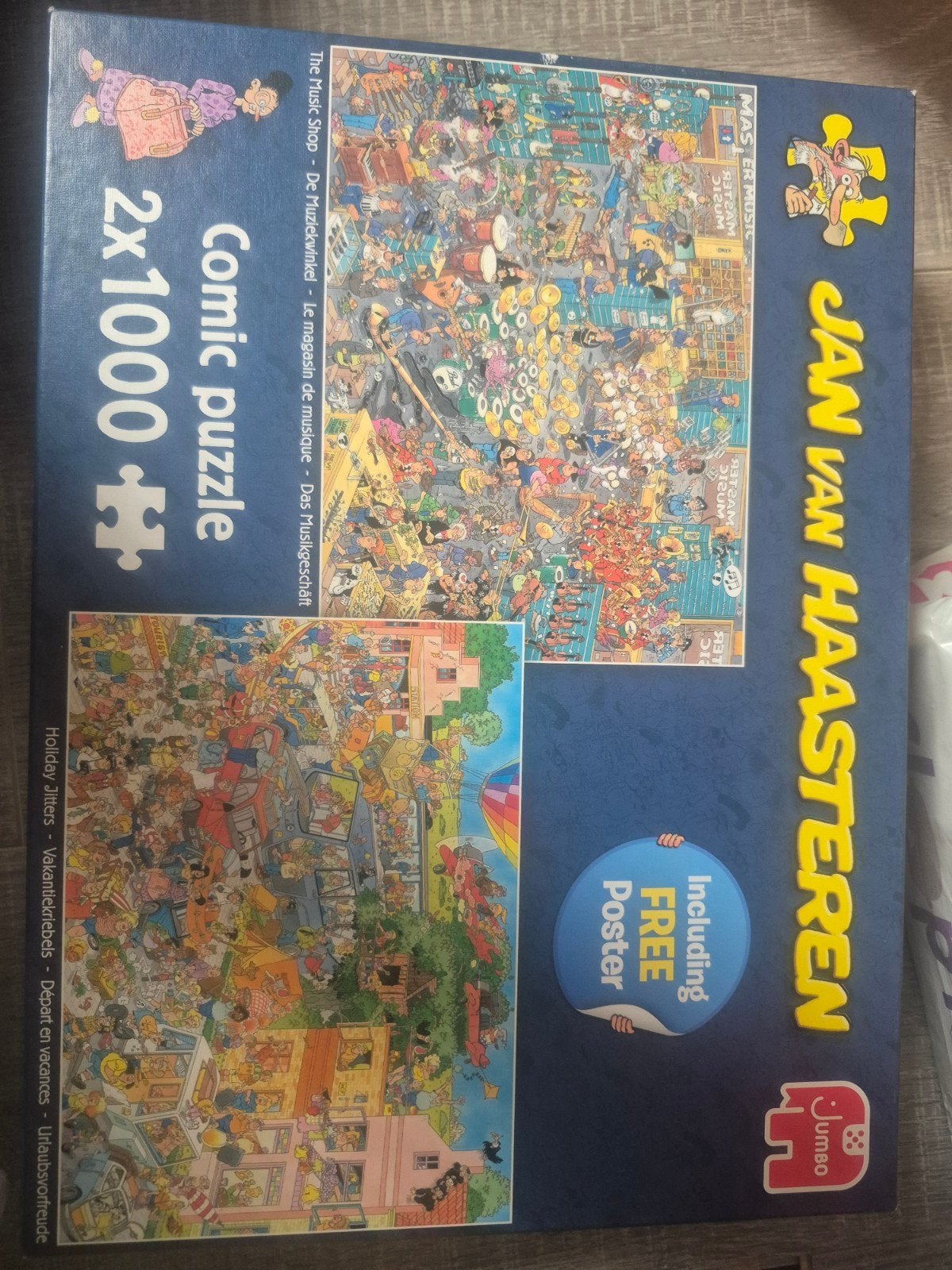 Jan van Haasteren puzzel, Hobby en Vrije tijd, Denksport en Puzzels, Ophalen of Verzenden, 500 t/m 1500 stukjes, Zo goed als nieuw