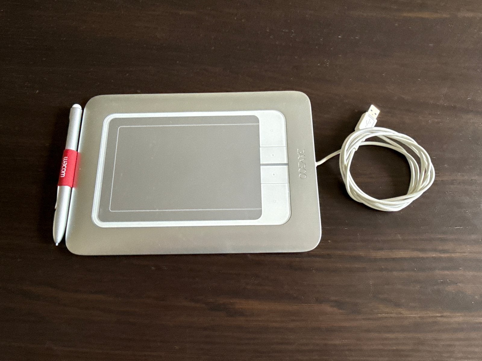 Wacom Bamboo tekentablet met pen - Gebruikt, Computers en Software, Tekentablets, Ophalen of Verzenden, Gebruikt, Bedraad