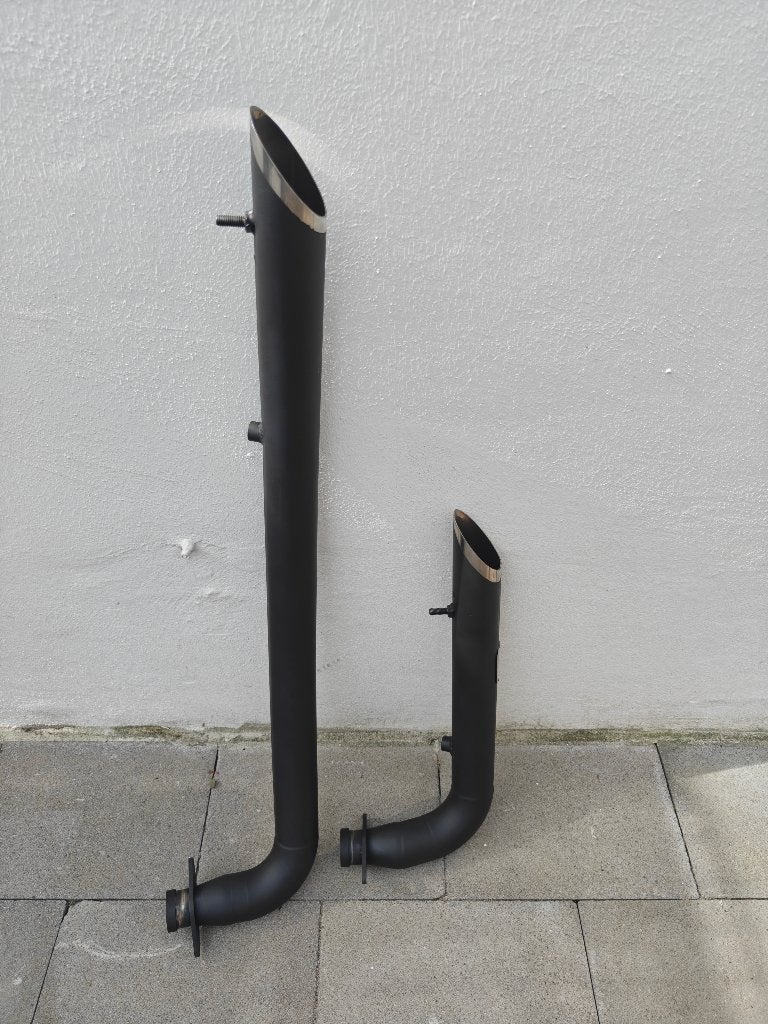 Universele verticale uitlaatpijpen/Exhaust Stacks 40 mm, Auto-onderdelen, Ophalen of Verzenden, Nieuw
