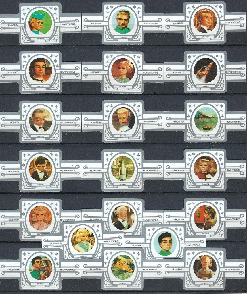 Thunderbirds ( 2 ), Ophalen of Verzenden, Nieuw, Sigarenbandjes