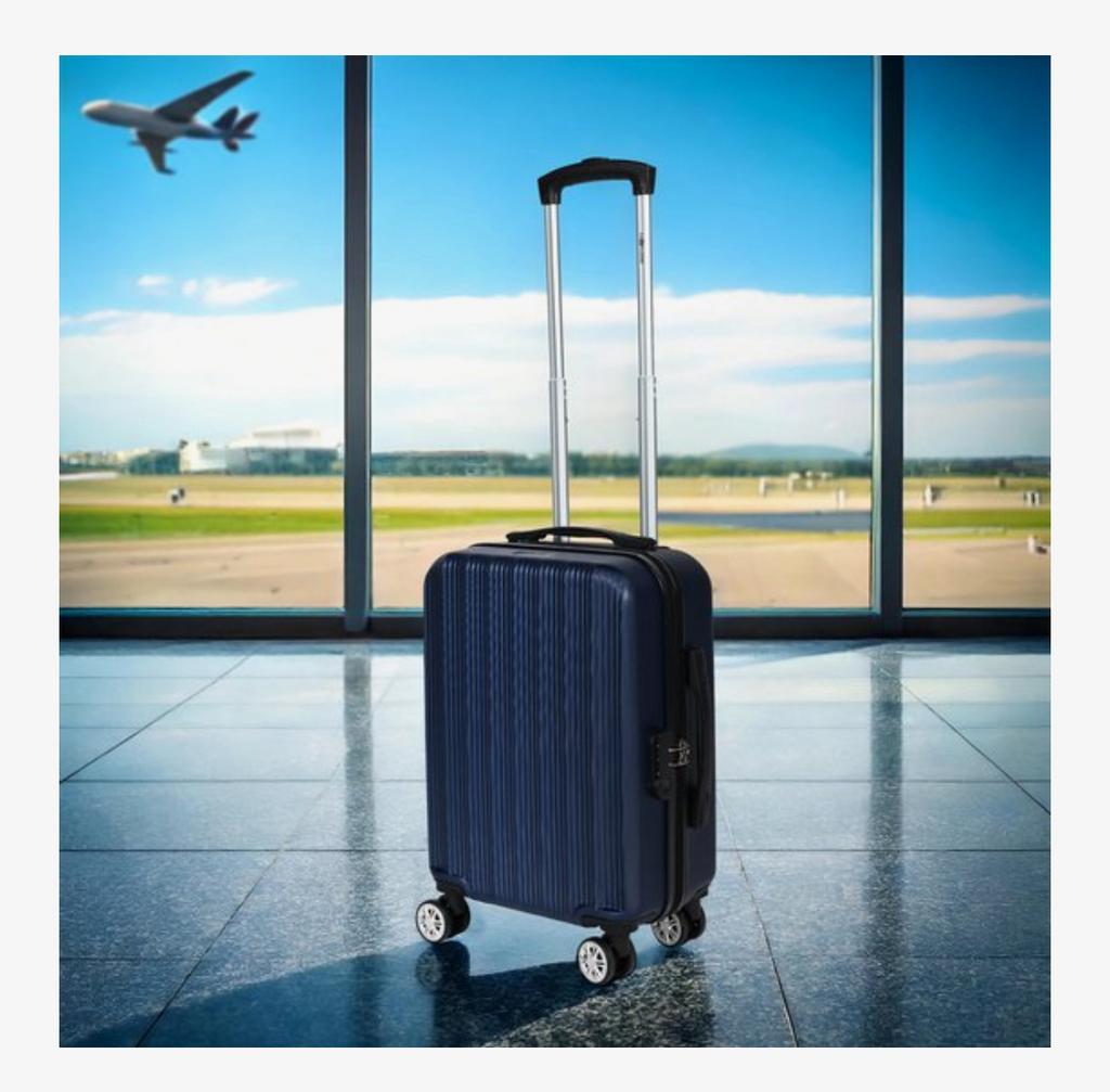 Leonardo reiskoffer maat S, 50 tot 60 cm, Hard kunststof, Nieuw, 35 tot 45 cm