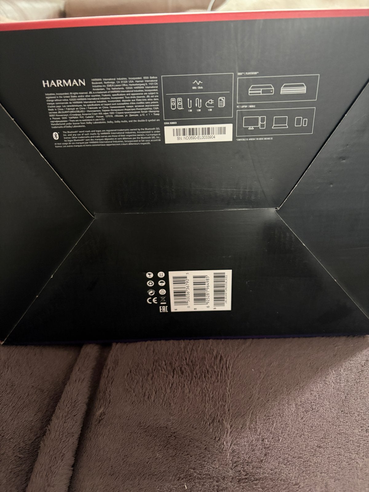 JBL Quantum Duo Gaming Speakers - Z.g.a.n., Ophalen, Stereo speakers, JBL, Zo goed als nieuw