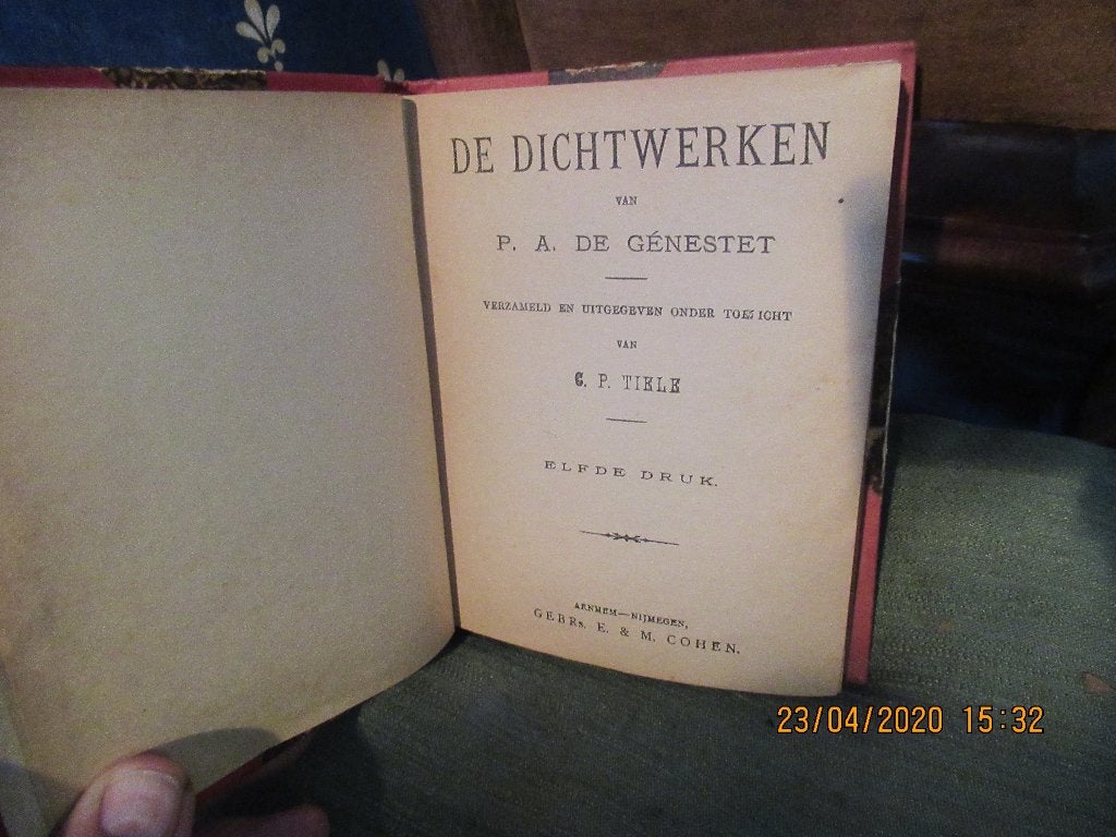 De Dichtwerken  P.A. de Genestet, Ophalen of Verzenden, Zo goed als nieuw, De Genestet, Eén auteur