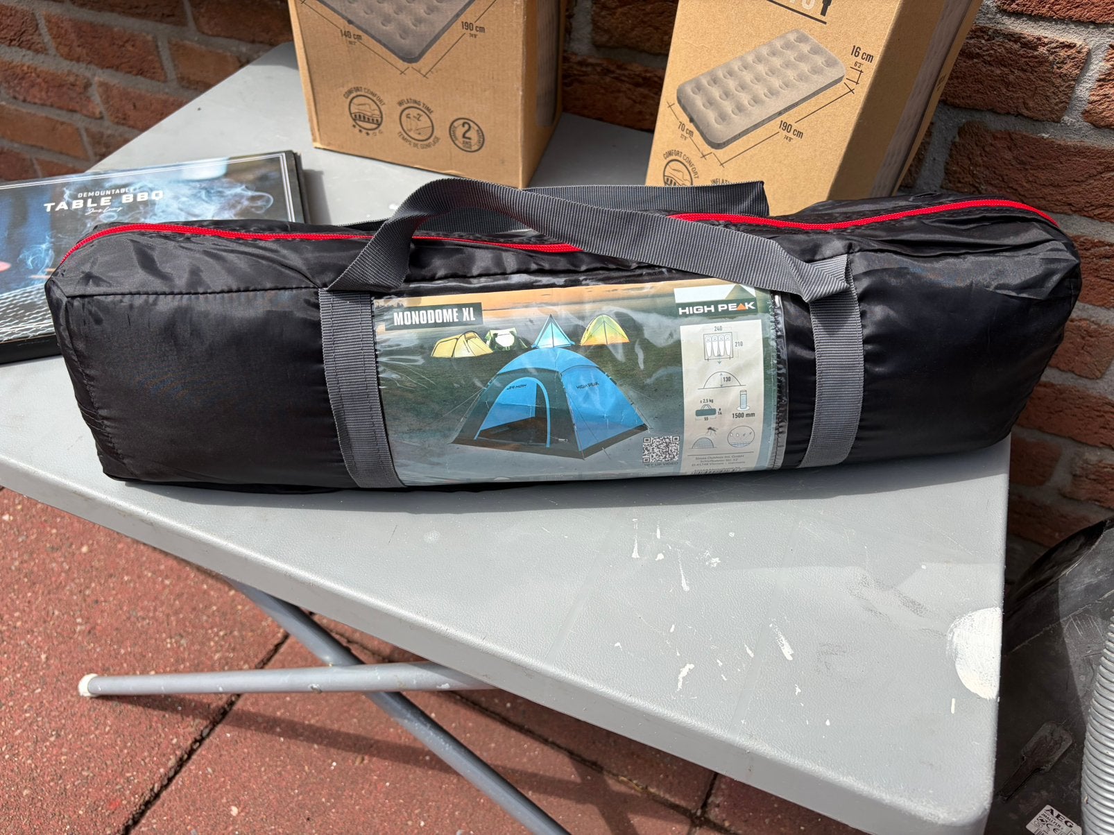 Monodome xl Tent nieuw! Hoogt 1.30, Ophalen of Verzenden, Zo goed als nieuw