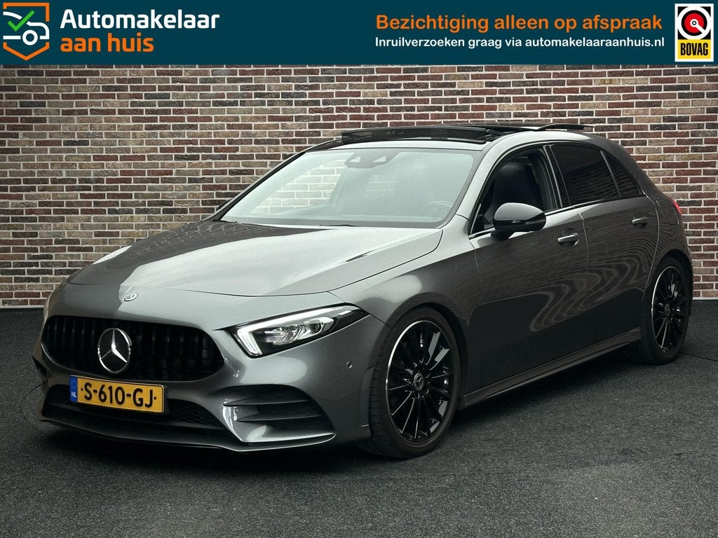 Mercedes-Benz A-klasse 250 AMG Panorama Sfeer Camera Led Tun, Gebruikt, 4 cilinders, 1600 kg, 725 kg