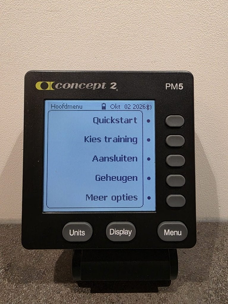 Concept2 PM5 Monitor 2022 (Model D/E), Sport en Fitness, Ophalen of Verzenden, Zo goed als nieuw, Roeitrainer