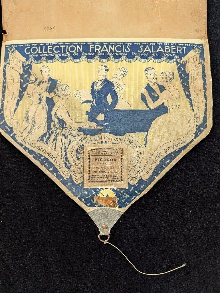 Art Deco automatisch Pianola rol muziekrol Picador Bakeliet, Antiek en Kunst, Curiosa en Brocante, Ophalen of Verzenden