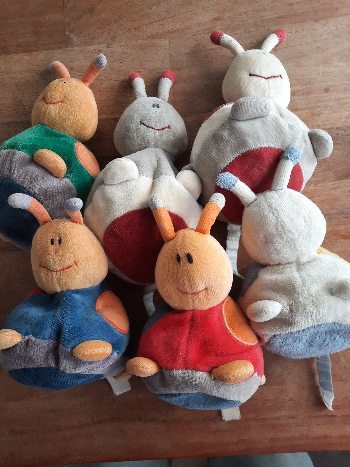 gezocht: slakken knuffels, Ophalen of Verzenden, Zo goed als nieuw, Overige typen, Overige merken