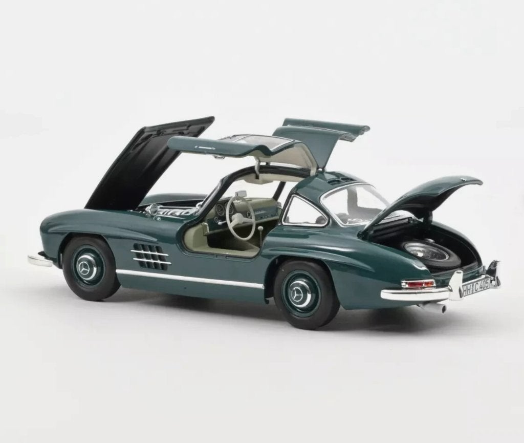 Mercedes Benz 300 SL '54 Groen schaal 1/18 NOREV ref. 183851, Verzenden, Nieuw, Auto, Norev