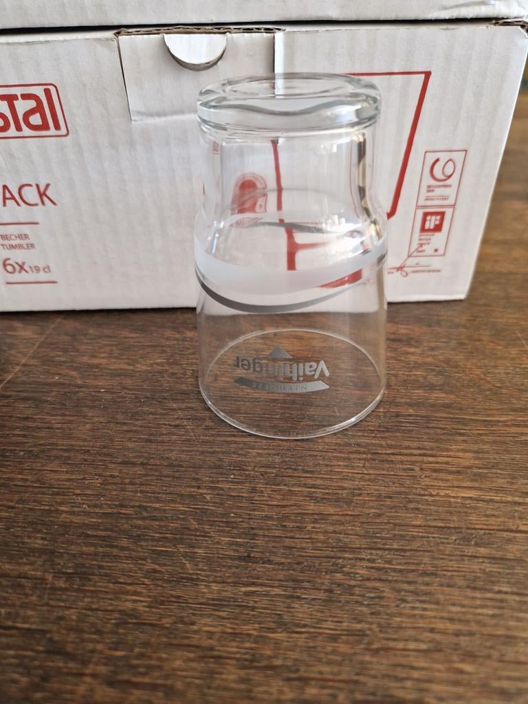 Tumblers waterglas, Ophalen of Verzenden, Nieuw, Waterglas
