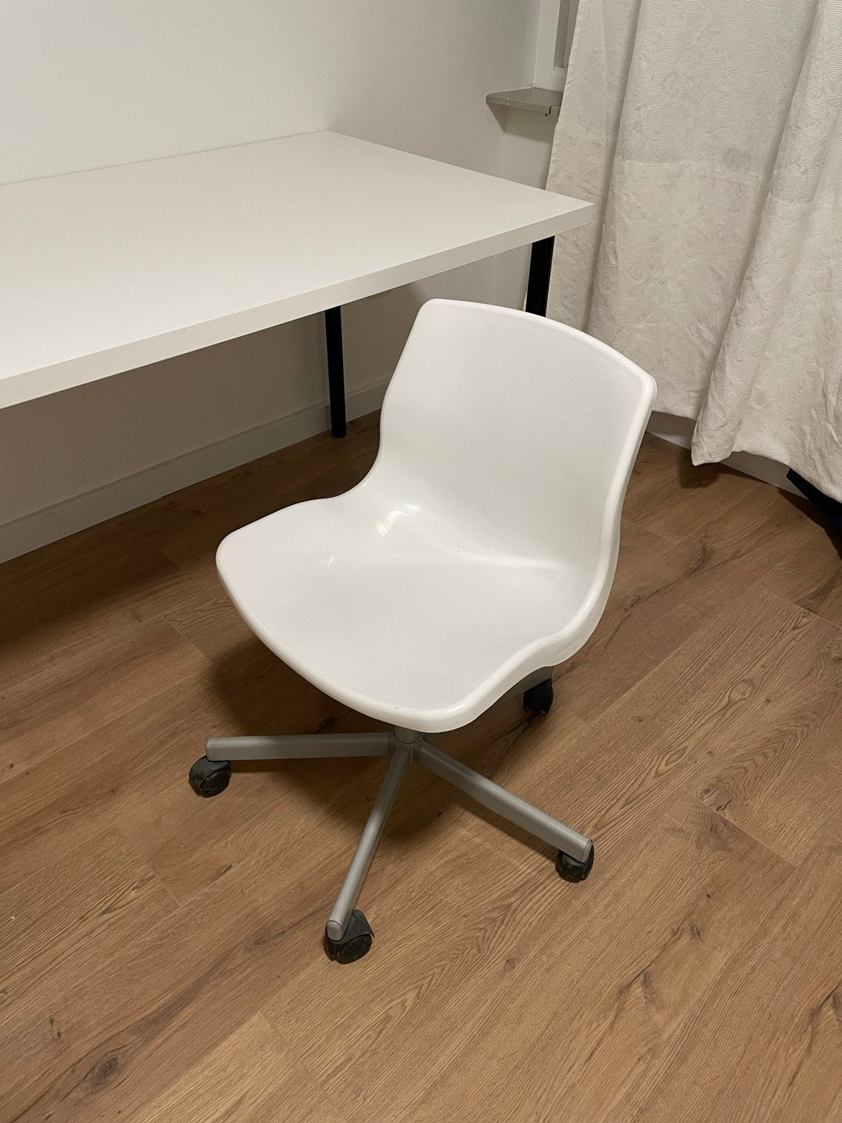 IKEA SNILLE bureaustoel wit, Ophalen, Gebruikt, Wit, Bureaustoel