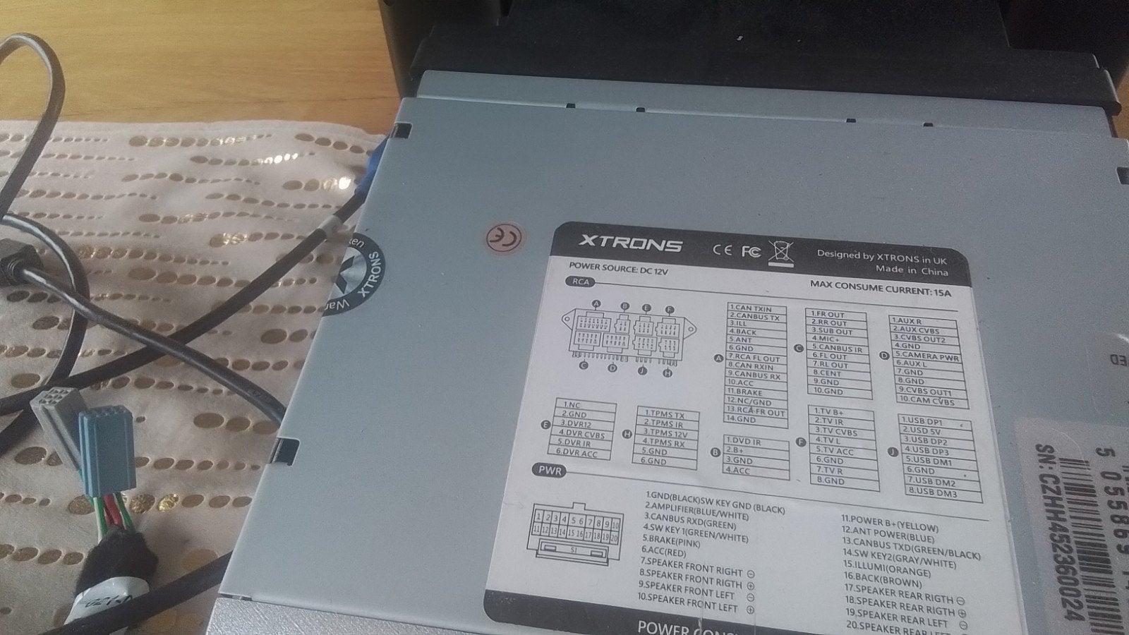 XTRONS Auto Radio Navigatie Systeem, Auto diversen, Ophalen of Verzenden, Gebruikt