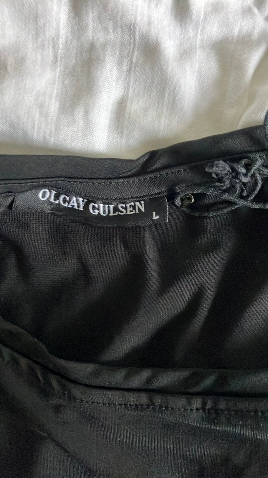Olcay gulsen zwarte jurk maat L, Kleding | Dames, Ophalen of Verzenden, Nieuw, Maat 42/44 (L), Zwart