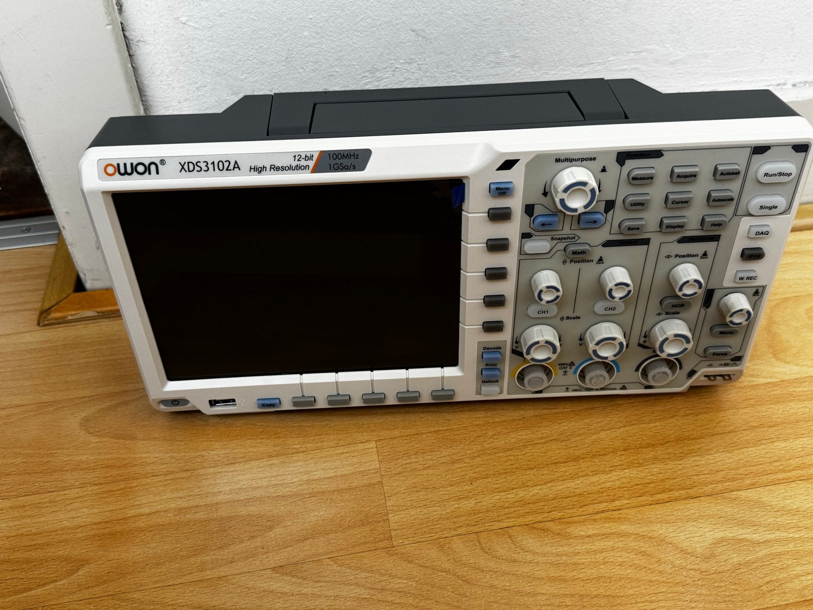 Nieuwe Owon XDS3102A Digitale Oscilloscoop 100MHz 1GS/s, Doe-het-zelf en Verbouw, Ophalen of Verzenden, Nieuw, Overige meters