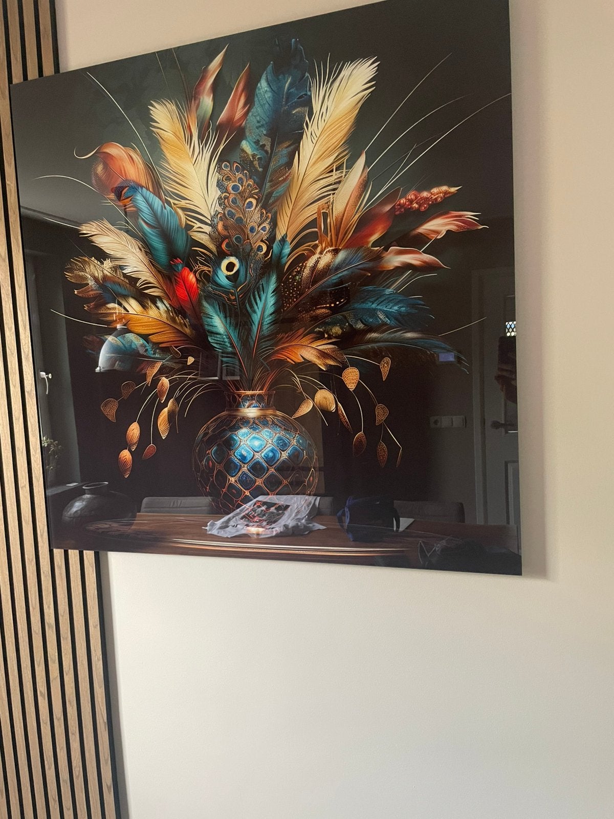 Plexiglas schilderij, Huis en Inrichting, Ophalen of Verzenden, Zo goed als nieuw, Schilderij