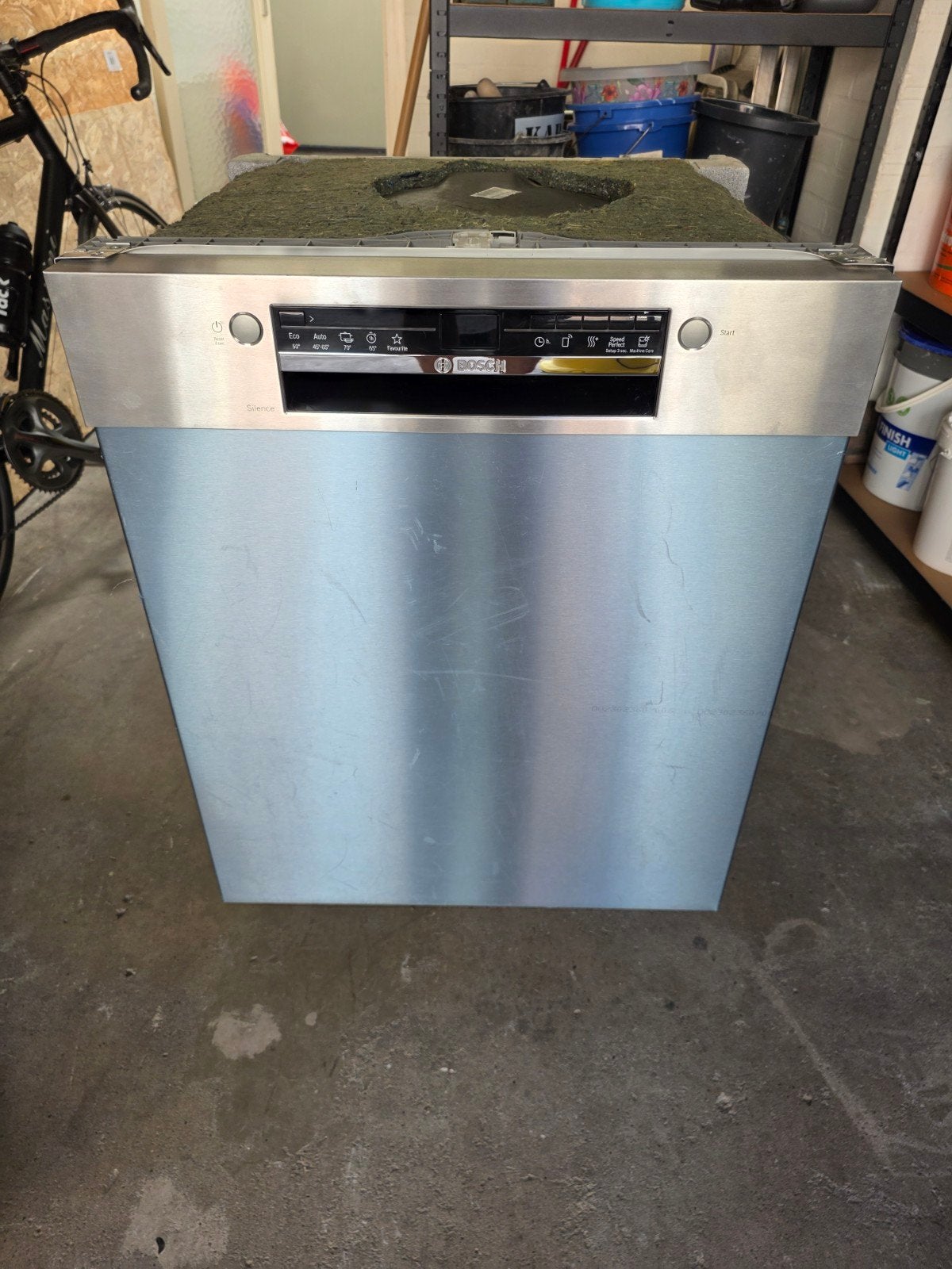 Bosch SMU2ITS33E RVS onderbouw vaatwasser – zo goed als nieu, Witgoed en Apparatuur, Vaatwasmachines, Ophalen, Zo goed als nieuw