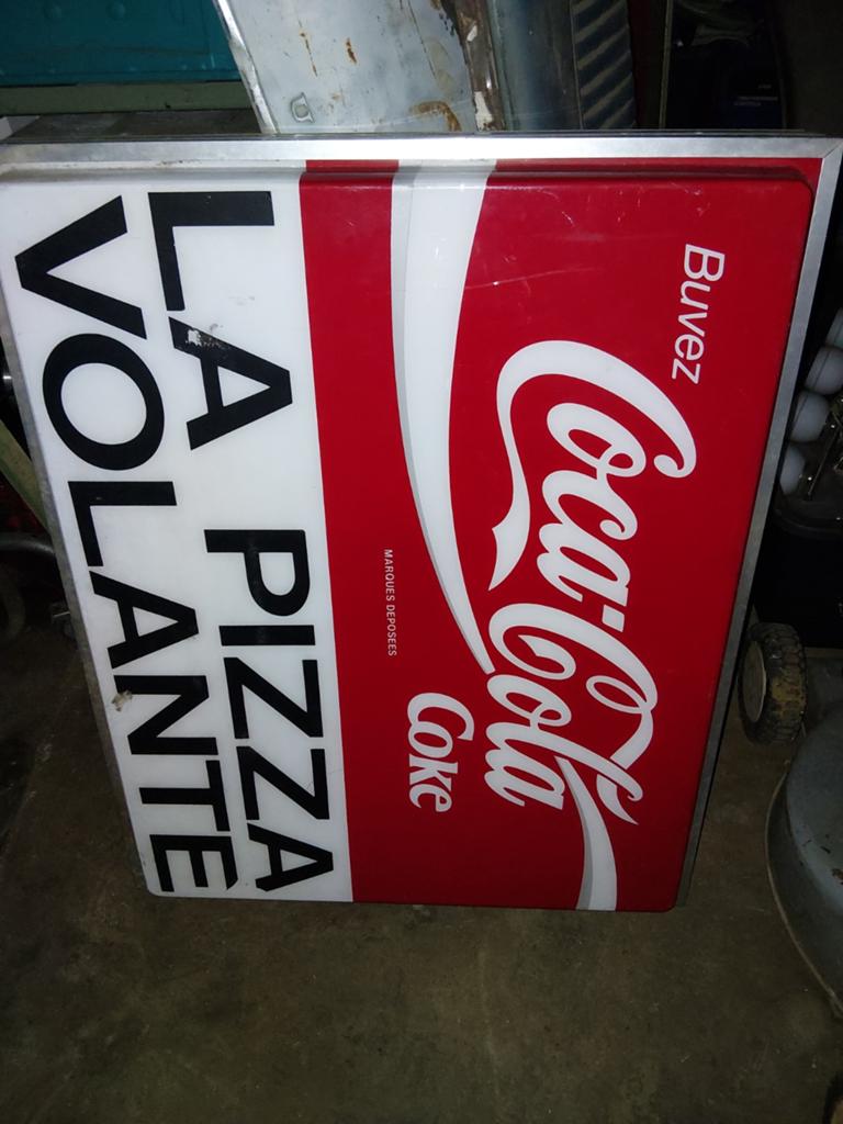 Coca Cola enkelzijdige lichtreclame, Verzamelen, Merken en Reclamevoorwerpen, Ophalen, Gebruikt, Lichtbak of (neon) lamp