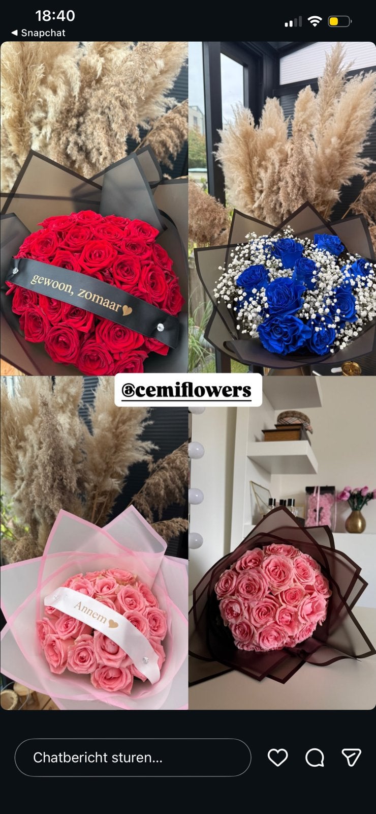 Boeketten/rozen, Bezorging aan huis, Persoonlijke geschenken