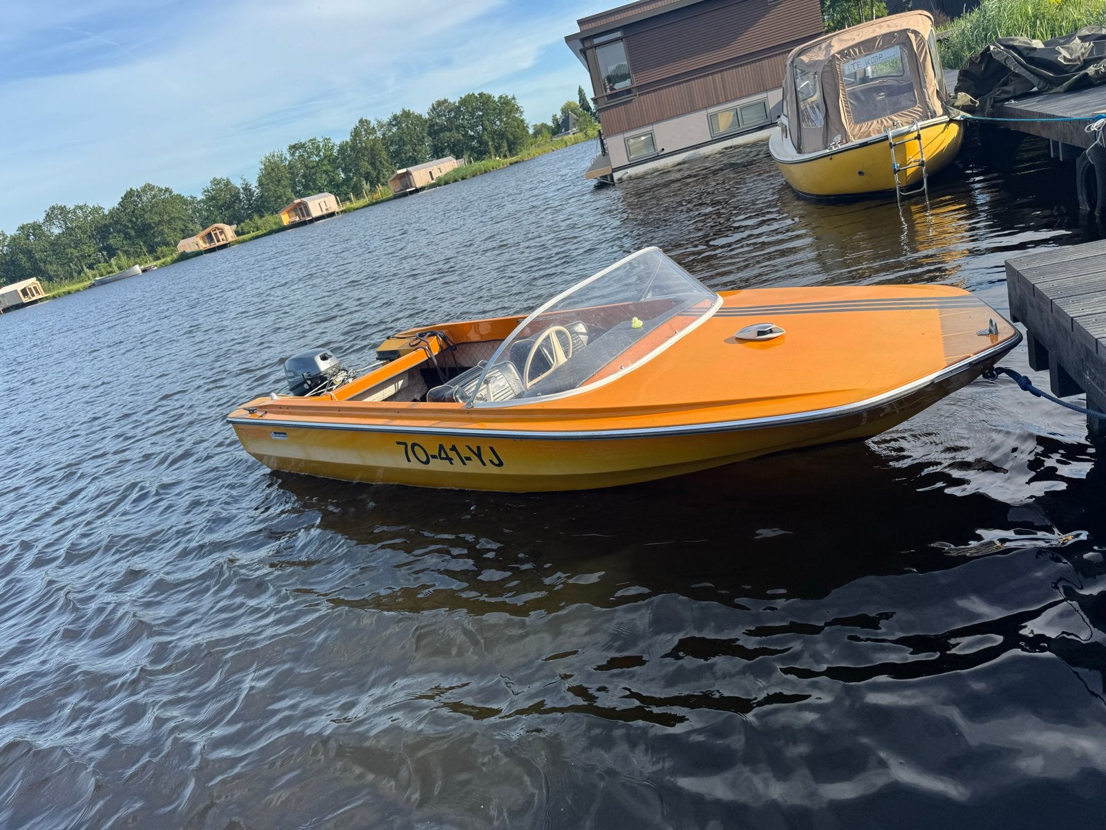 Beekman speedboot met 8pk 4 takt en complete trailer, Watersport en Boten, Ophalen, Gebruikt, 10 pk, Viertaktmotor