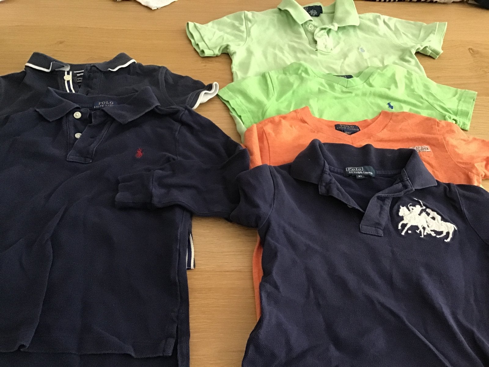 Polo Ralph Lauren shirts maat 4, Kinderen en Baby's, Kinderkleding | Maat 104, Gebruikt, Jongen, Shirt of Longsleeve, Verzenden