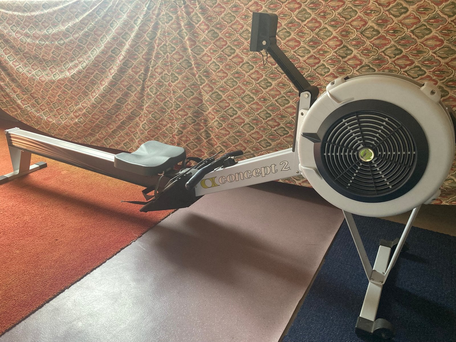 Roeitrainer Concept 2 PM3 display, Sport en Fitness, Ophalen, Benen, Zo goed als nieuw, Metaal