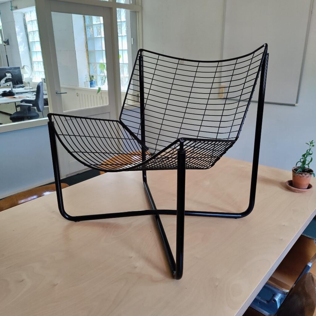 Originele JÄRPEN Feautuil van Niels Gammelgaard voor IKEA, Huis en Inrichting, Ophalen, Gebruikt, Zwart, Metaal