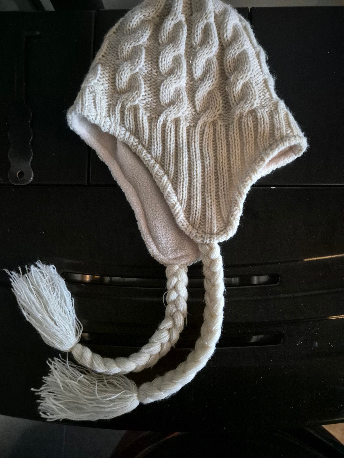 Muts noorse / peruaanse stijl creme, Kleding | Dames, Ophalen, Zo goed als nieuw, Muts