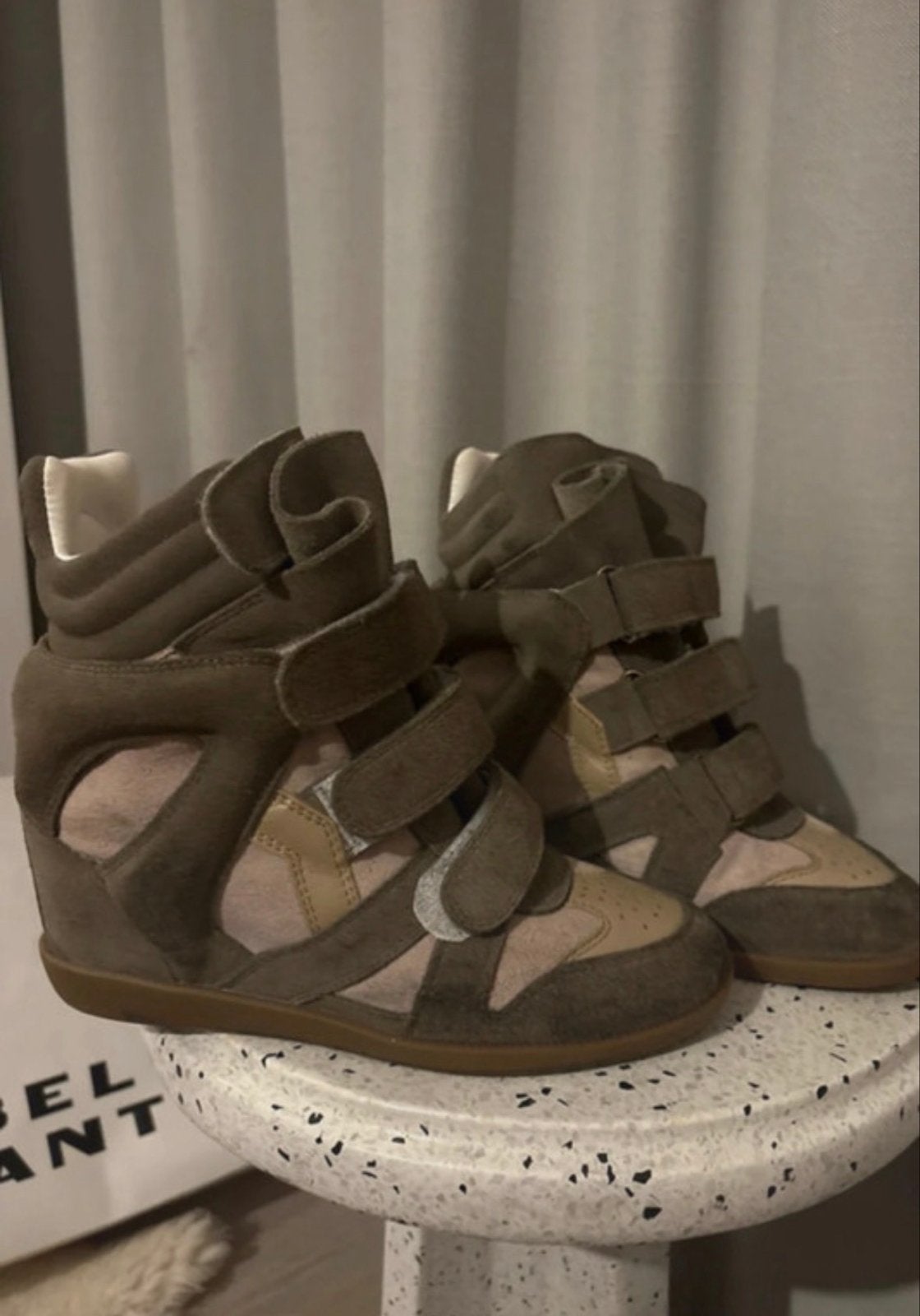 Isabel Marant beketts maat 38, Kleding | Dames, Schoenen, Lage of Enkellaarzen, Nieuw, Ophalen of Verzenden, Groen