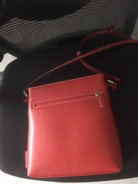 Te koop: Damestas uit italia, Ophalen of Verzenden, Nieuw, Rood, Handtas