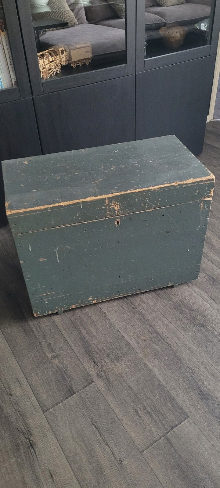 Prachtige oude kist, Ophalen, 50 tot 100 cm, Minder dan 50 cm