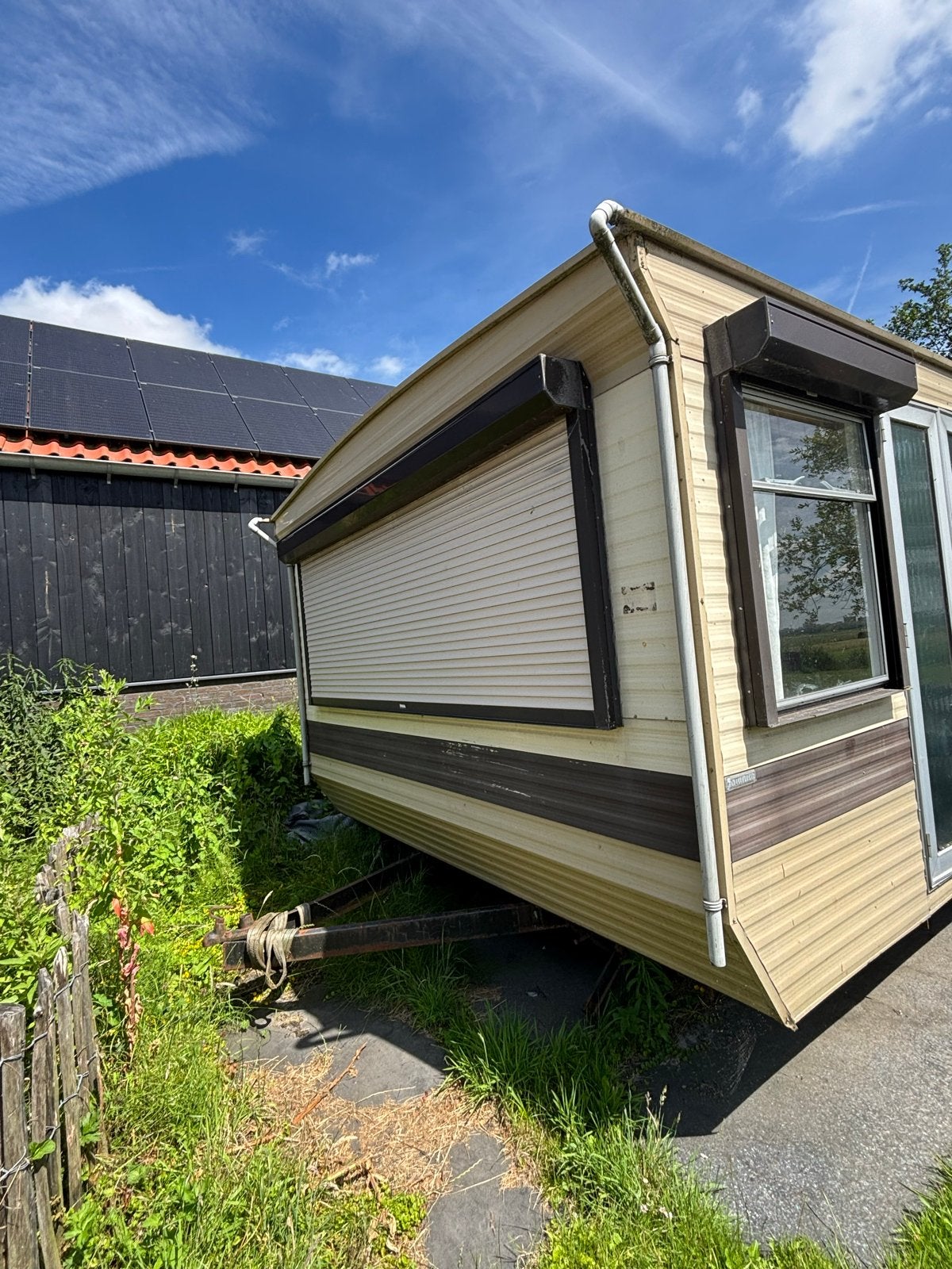 Stacaravan 10x3.5m met CV, vaatwasser en radiatoren, Caravans en Kamperen, Tot en met 4
