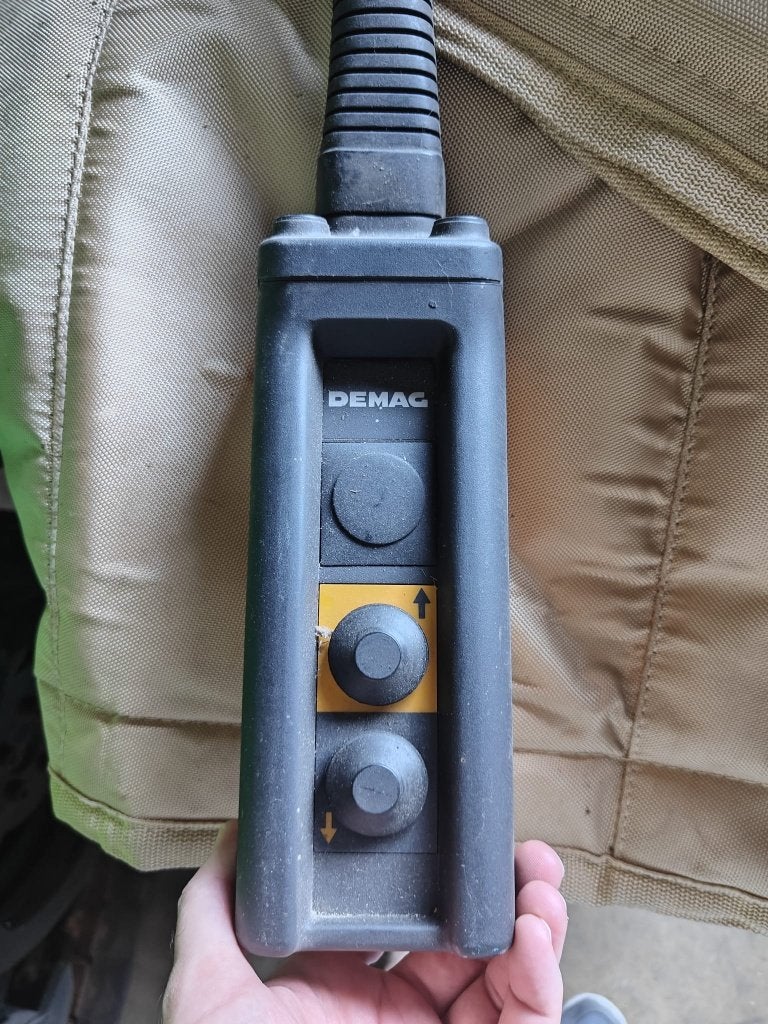 Demag 2-Knops Bediening met >5 Meter Kabel, Ophalen of Verzenden