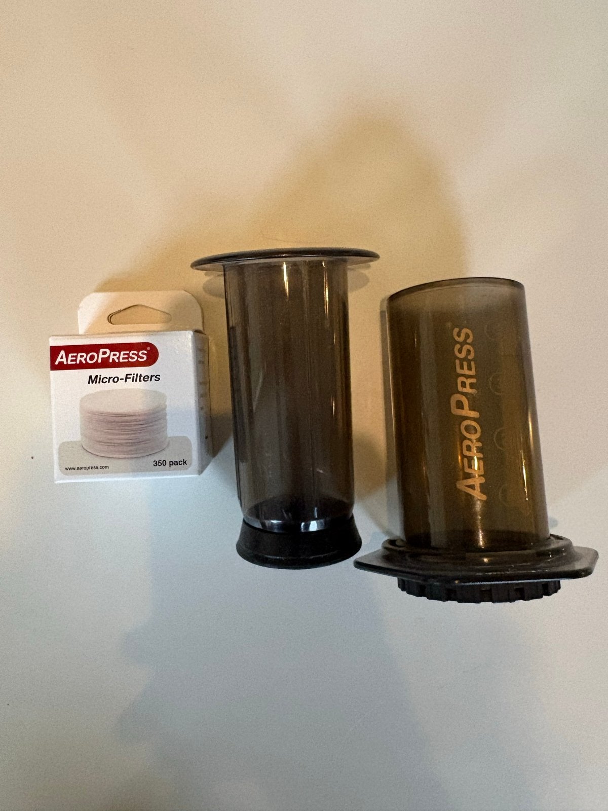 AeroPress met microfilters, Ophalen, Gebruikt, Overige modellen, Gemalen koffie
