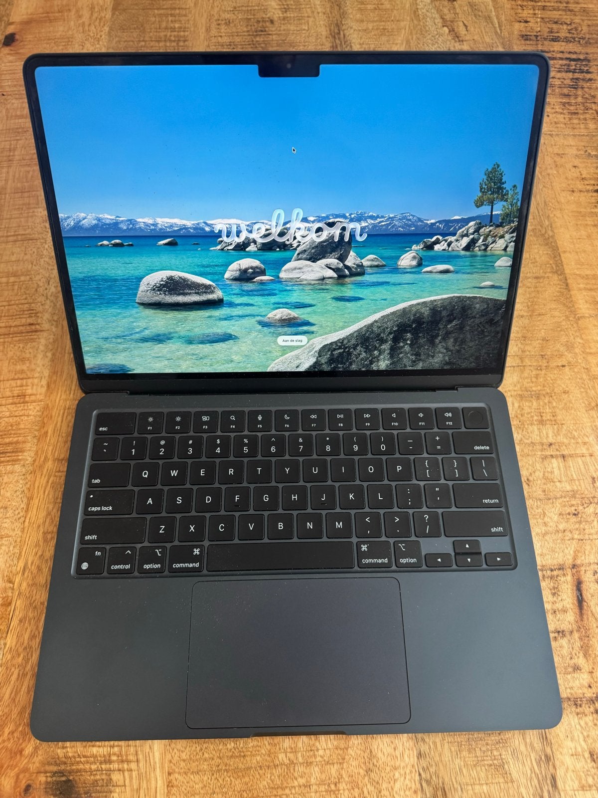 MacBook Air M2 13,6 inch, Ophalen, Qwerty, 13 inch, Zo goed als nieuw