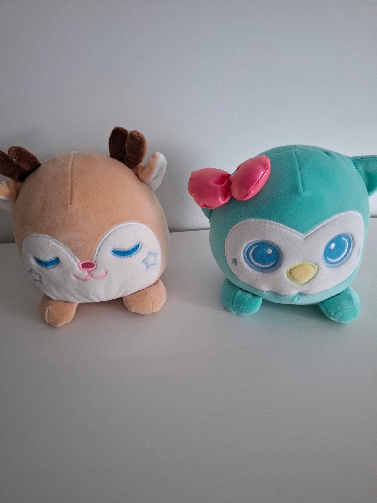 4€ per stuk‼️Glow in the dark plusche knuffels pinguïn rendi, Ophalen of Verzenden, Zo goed als nieuw, Pinguïn