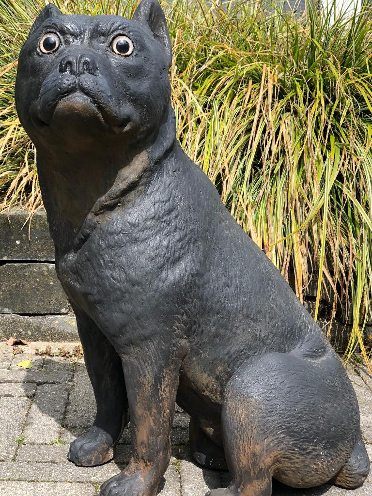 Antiek beeld stafford hond, Antiek en Kunst, Curiosa en Brocante, Ophalen