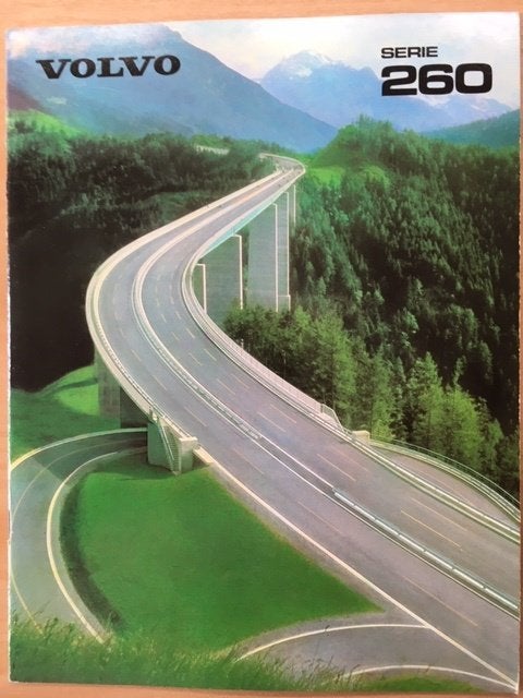 Volvo Serie 260 brochure uit 1980 - NL, Gelezen, Volvo, Volvo, Ophalen of Verzenden