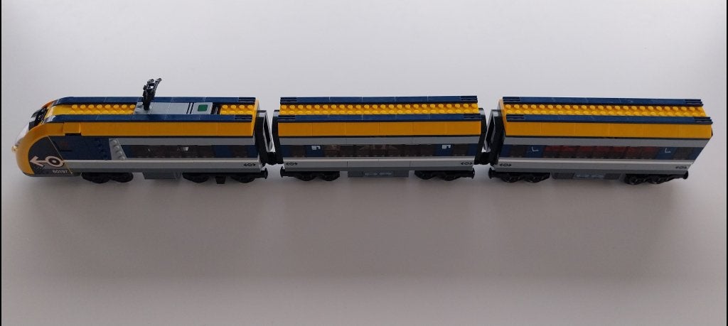 Lego 60197 trein (zonder Powered Up) (loc. met zitplaatsen), City, Lego, Ophalen of Verzenden, Zo goed als nieuw