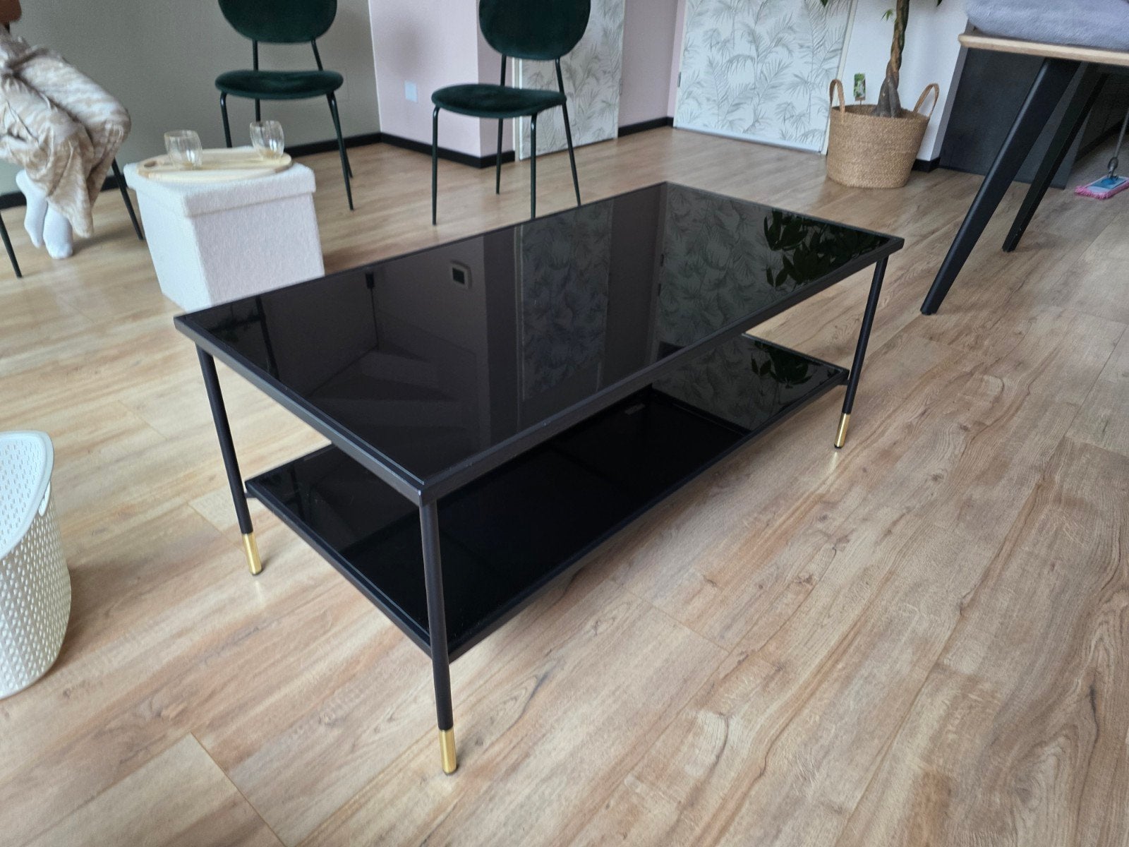 Zwarte salontafel, Huis en Inrichting, Complete inboedels, Ophalen