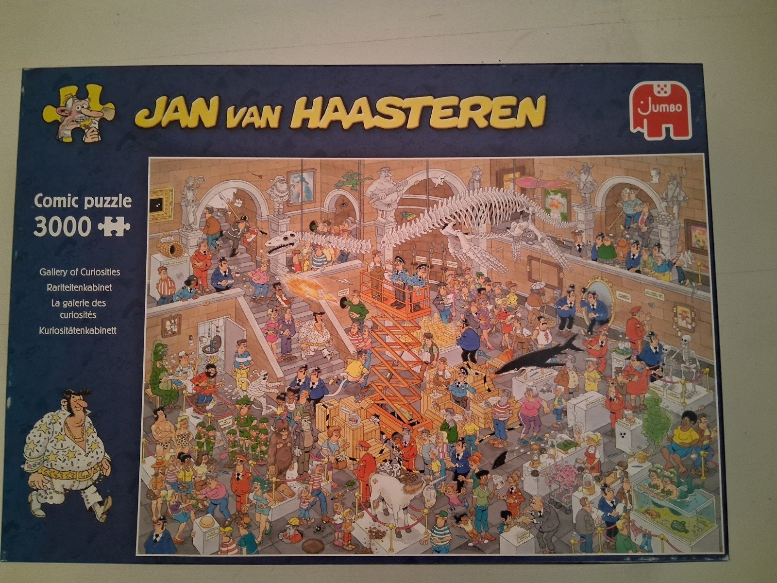 Jan van Haasteren,  rariteitenkabinet 3000 stukjes, Ophalen of Verzenden, Meer dan 1500 stukjes, Zo goed als nieuw